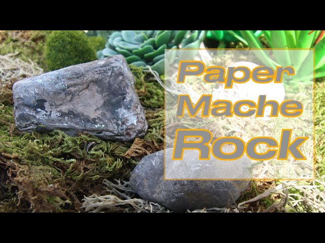 DIY Landscape Boulders  How to make fake rocks 